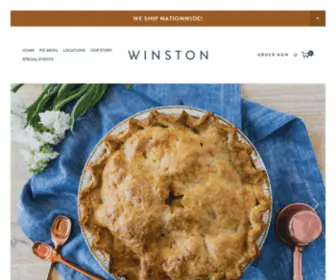 Winstonpies.com(Winston Pies) Screenshot