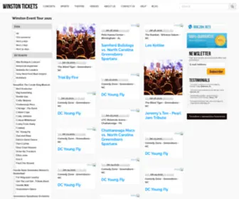 Winstontickets.net(Winston Ticket Broker) Screenshot