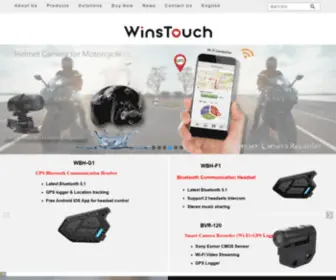 Winstouch.com.tw(Winstouch focused on developing smart wireless solutions in each kind of marketing) Screenshot