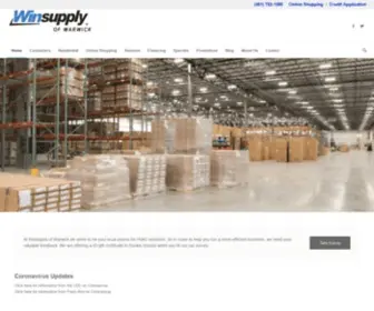 Winsupplyri.com(Leading supplier of residential and industrial supplies) Screenshot