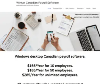 Wintaxpayroll.ca(Wintax Canadian Payroll Software) Screenshot