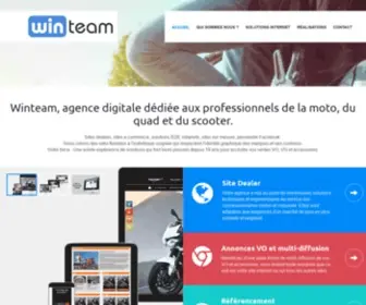 Winteam.fr(Accueil winteam) Screenshot