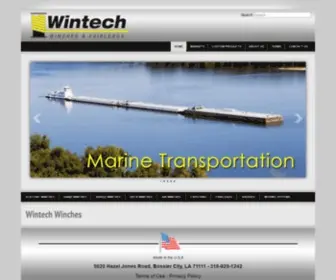 Wintech-Winches.com(Wintech) Screenshot