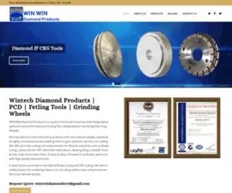 Wintechdiamondprods.com(Wintech Diamond Products) Screenshot