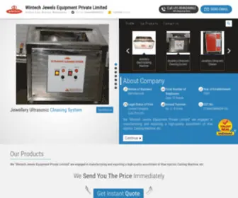 WintechJewelsequipment.com(Wintech Jewels Equipment Private Limited) Screenshot