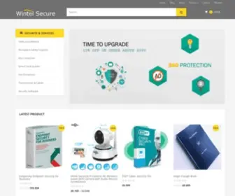 Wintelsecure.com(Online shopping site for Security related products and more) Screenshot