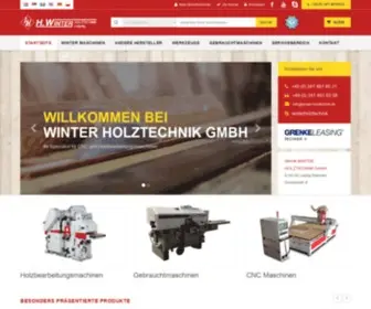 Winter-Holztechnik.de(Winter Holztechnik) Screenshot