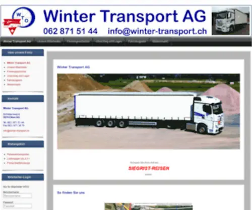 Winter-Transport.ch(Winter Transport) Screenshot