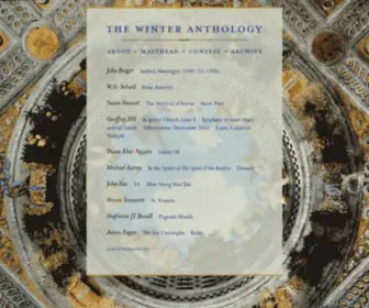 Winteranthology.com(Volume 10) Screenshot