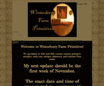 Winterberryfarmprimitives.com(Winterberryfarmprimitives) Screenshot