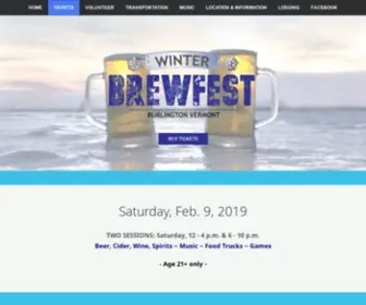 Winterbrewfestvt.com(Winter Brew Fest) Screenshot