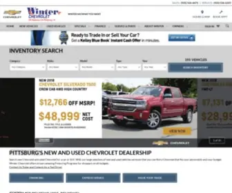 Winterchevrolet.com(Winter Chevrolet in Pittsburg) Screenshot