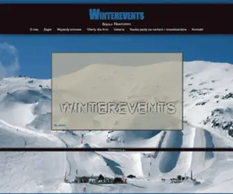 Winterevents.eu(Szkoła Narciarska) Screenshot