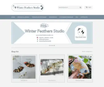 Winterfeathersstudio.com(Winter Feathers Studio) Screenshot