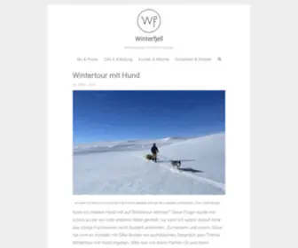 Winterfjell.de(Wintertouren im hohen Norden) Screenshot