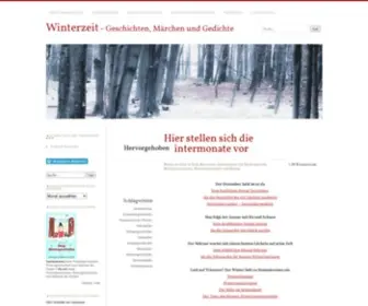 Wintergeschichten.com(Winterzeit) Screenshot