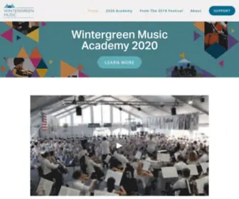 Wintergreenperformingarts.org(The Wintergreen Music Festival & Academy) Screenshot