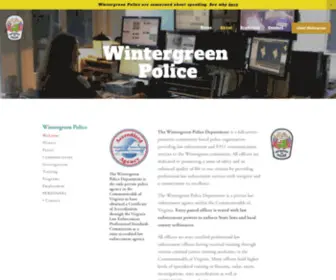 Wintergreenpolice.org(Wintergreen Police Department) Screenshot