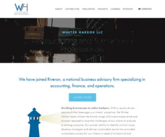 Winterharborco.com(Accounting, finance, technology, operations) Screenshot