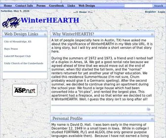 Winterhearth.com(WinterHEARTH Web Design) Screenshot