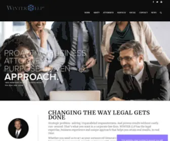 Winterllp.com(Trademark Lawyer) Screenshot