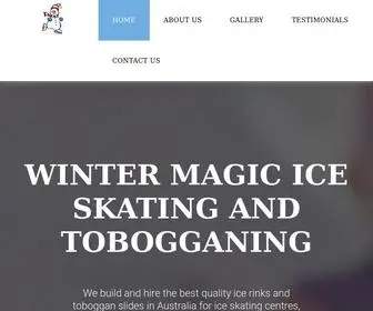 Wintermagiciceskating.com.au(Australia's Ice Rink Builder) Screenshot