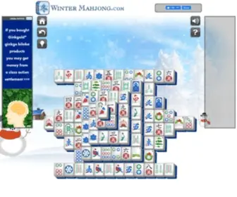 WintermahJong.com(Winter Mahjong) Screenshot