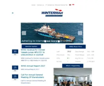 Wintermar.com(Wintermar Offshore Marine Group) Screenshot