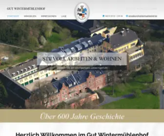 Wintermuehlenhof.de(Gut Wintermühlenhof Königswinter) Screenshot