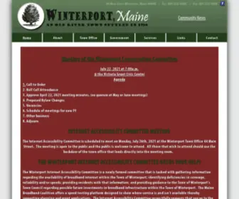 Winterportmaine.gov(Winterport) Screenshot