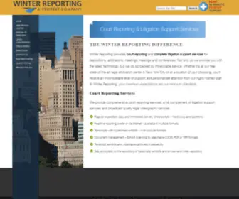 Winterreporting.com(Winter Reporting) Screenshot