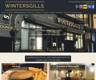 Wintersgillsglasgow.co.uk(A traditional bar with a great function room in Glasgow) Screenshot