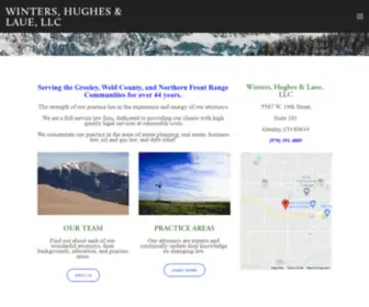 Wintershugheslauellc.com(Winters, Hughes & Laue, LLC) Screenshot