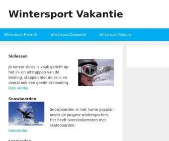 Wintersport-Vakantie.be(Wintersport Vakantie) Screenshot