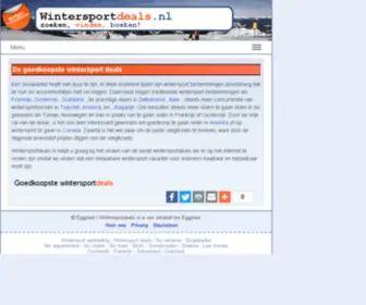 Wintersportdeals.nl(De beste aanbieding vind je op) Screenshot