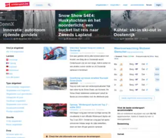 Wintersporters.be(Wintersport begint op wintersport.be) Screenshot