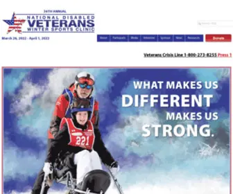 Wintersportsclinic.org(National Disabled Veterans Winter Sports Clinic) Screenshot