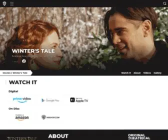 Winterstalemovie.com(Winter's Tale) Screenshot