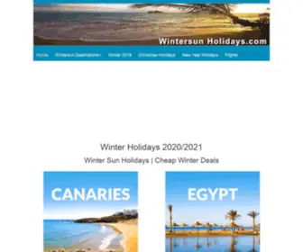 Wintersun-Holidays.com(Winter Sun Holidays 2021/2022) Screenshot