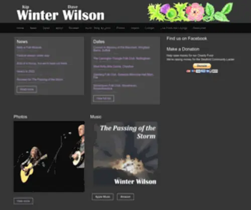 Winterwilson.com(Winter Wilson) Screenshot