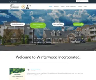 Winterwoodonline.com(Winterwood Properties Management) Screenshot