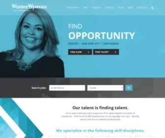 Winterwyman.com(A Leading Recruiting Firm in Boston) Screenshot