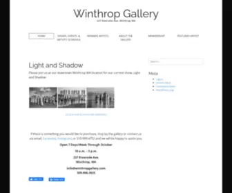 Winthropgallery.com(The Winthrop Gallery) Screenshot