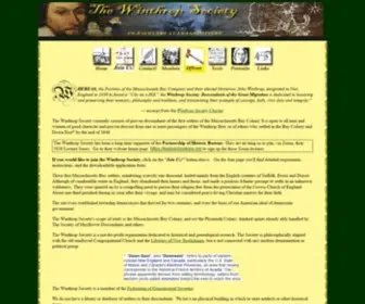 Winthropsociety.com(The Winthrop Society) Screenshot