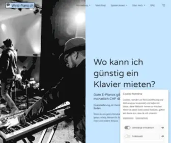 Winti-Piano.ch(E-Piano mieten für 40) Screenshot