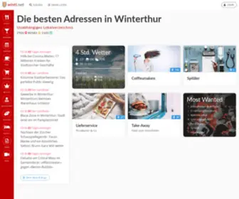 Winti.net(Die besten Adressen in Winterthur) Screenshot