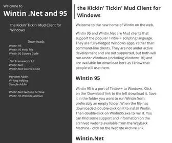 Wintin.org(Wintin .Net and 95) Screenshot