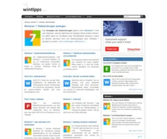 Wintipps.com(Und Officetipps) Screenshot