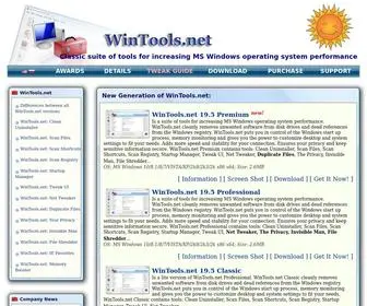 Wintools.net(WINTOOLS OFFICIAL SITE) Screenshot
