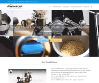 Wintopmachinery.com(Wintop Coffee Roasters) Screenshot